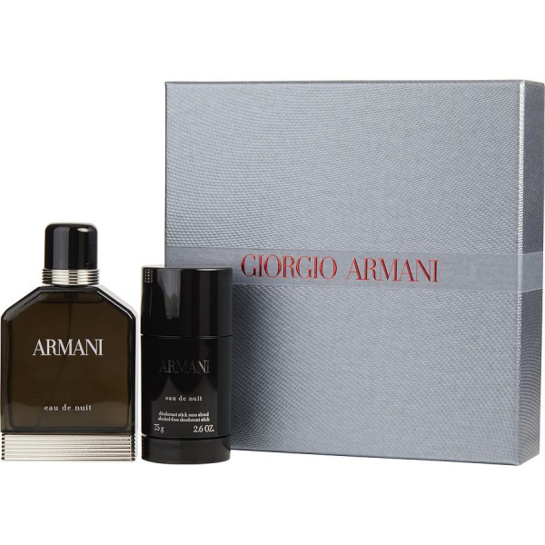 Eau De Nuit Giorgio Armani Gift Box Set 100ml Sobelia