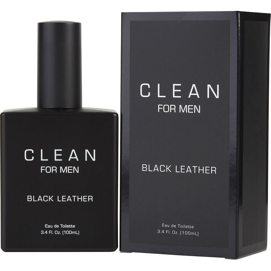 clean black leather