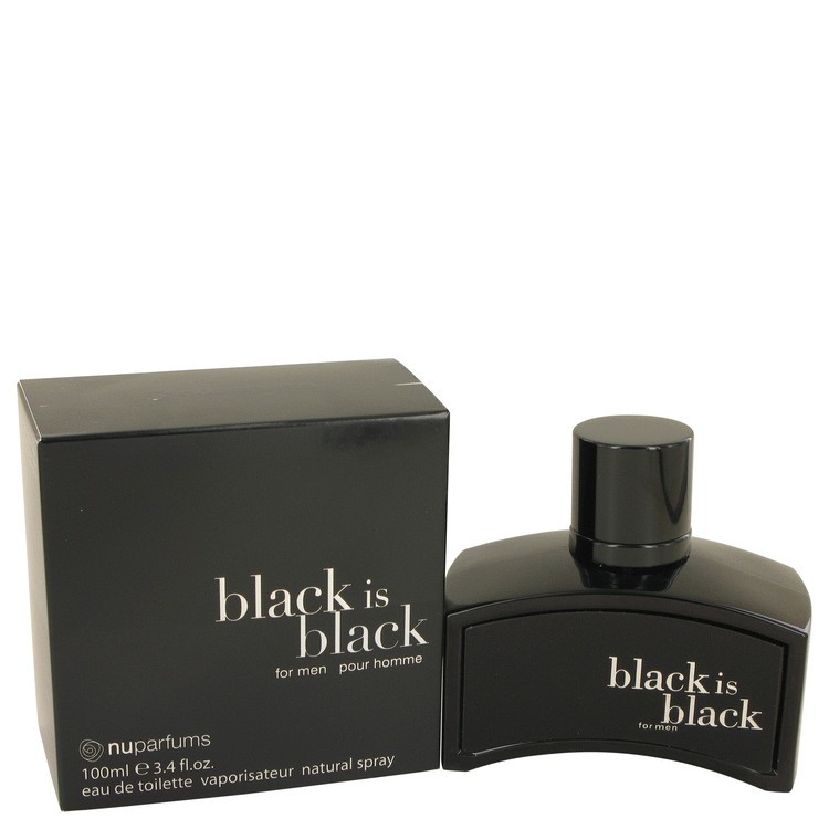 nu parfums black is black for men