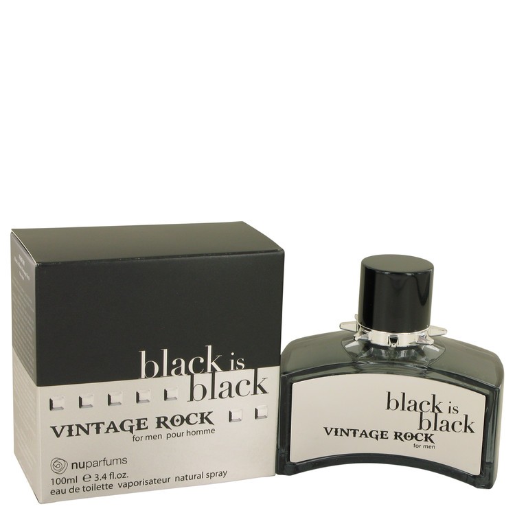 nu parfums black is black vintage rock