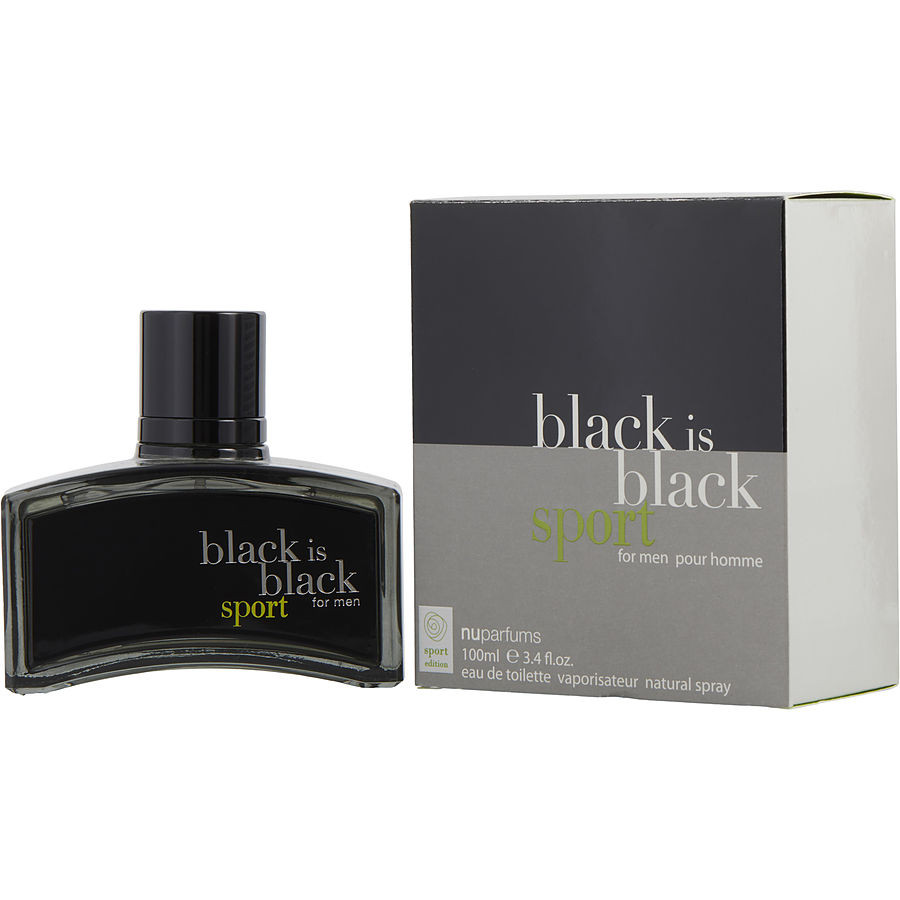 nu parfums black is black sport woda toaletowa 100 ml   