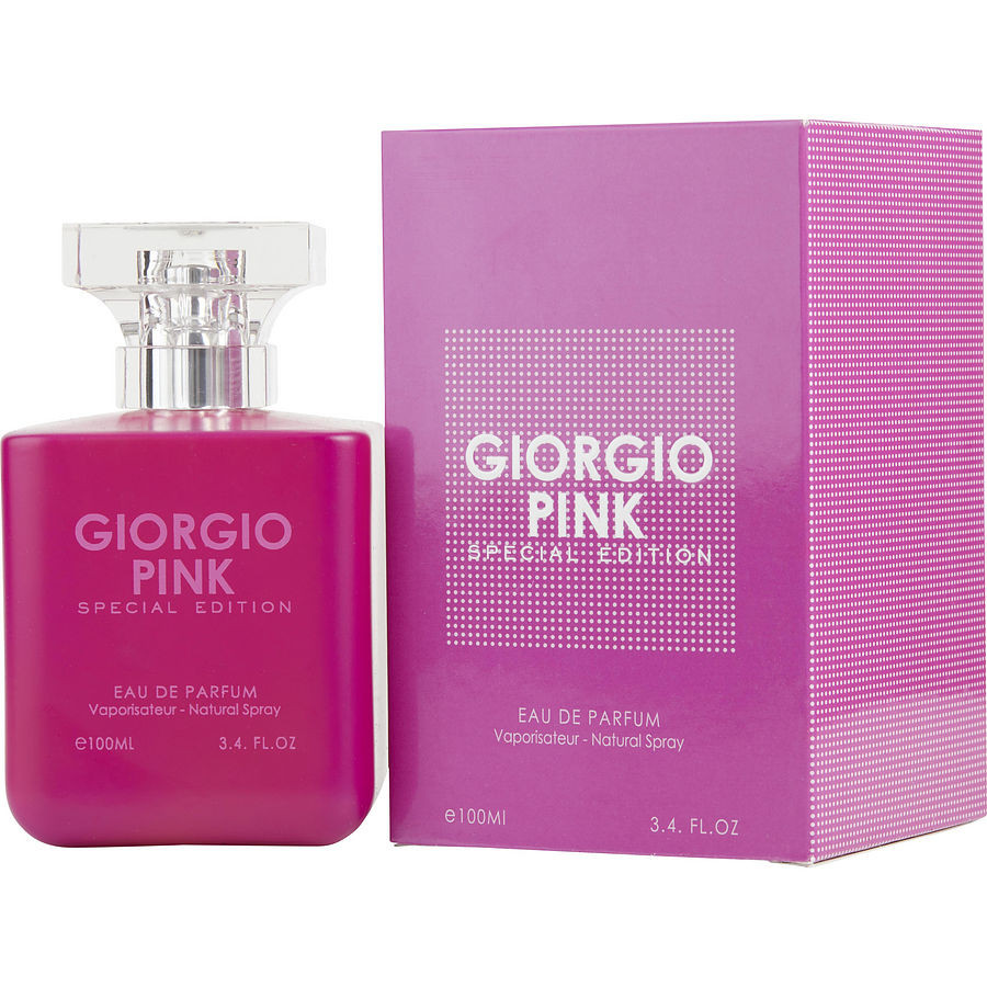 Pink armani perfume shop