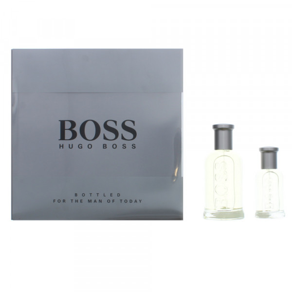 BOSS Geschenkbox - Lätzchen - 3er-Pack - Navy/Weiß m. Print