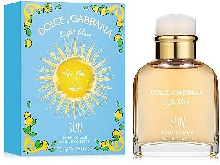 Light Blue Sun Pour Homme Dolce & Gabbana Eau De Toilette Spray 75ml