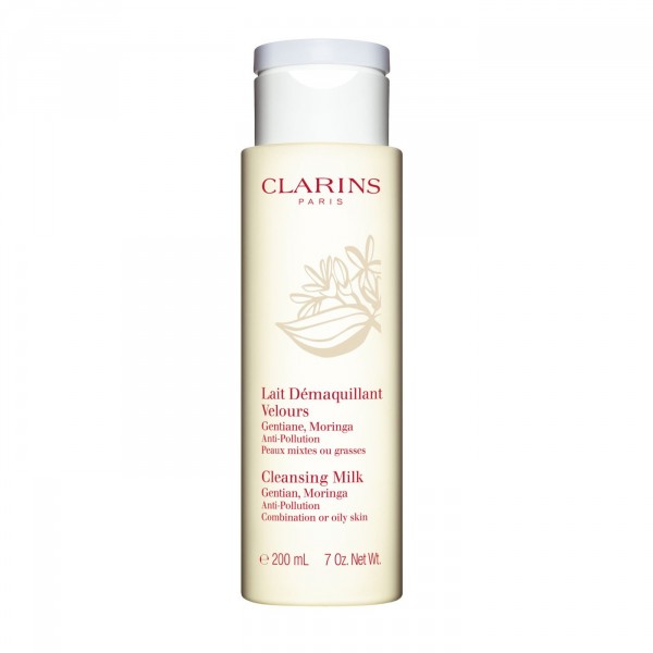 Lait Démaquillant Velours Gentiane, Moringa Clarins