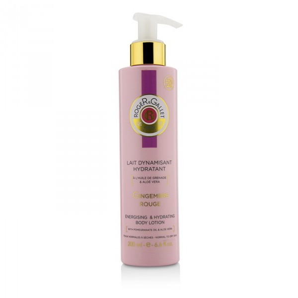 Gingembre rouge Lait dynamisant hydratant Roger & Gallet