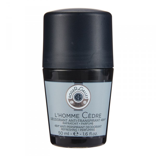 L'homme cèdre Déodorant anti-transpirant 48h"|rafraîchit-parfume" Roger & Gallet