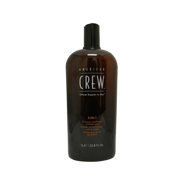 3-In-1 Shampooing, Soin Et Gel Douche American Crew