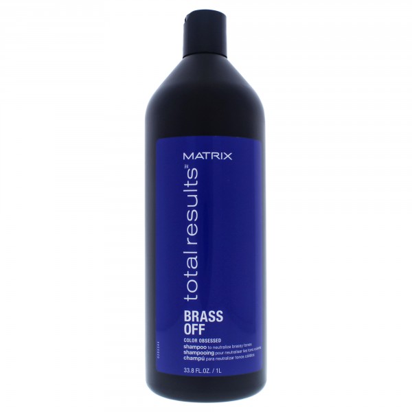 Brass off color obsessed shampoing neutralisant de tons cuivrés Matrix