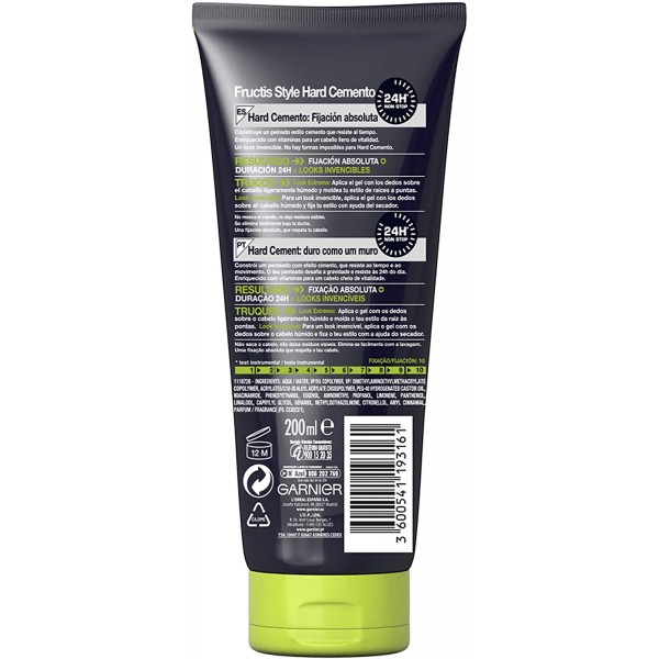 Fructis Style Hard Cemento Garnier