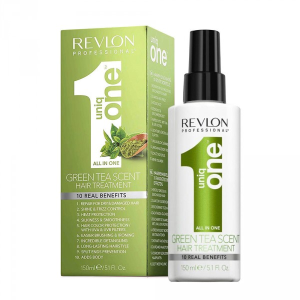 Uniq one all in one grenntea scent hair treatment Revlon