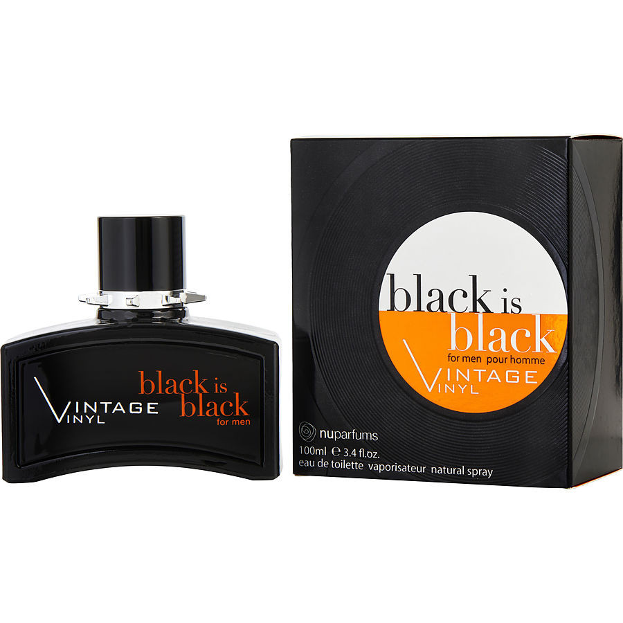 nu parfums black is black vintage vinyl