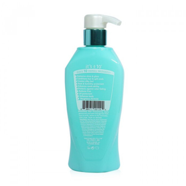 Blow dry miracle glossing glaze conditioner It's a 10