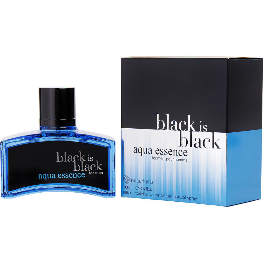 nu parfums black is black aqua essence