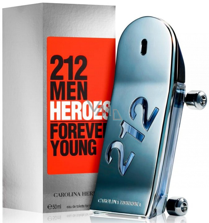 212 Men Heroes Carolina Herrera Eau De Toilette Spray 50ml