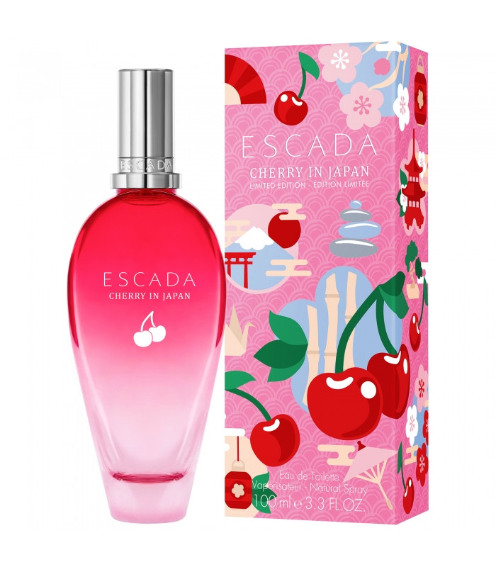 cherry in japan escada eau de toilette spray 100ml