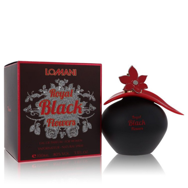 Royal Black Flowers Lomani