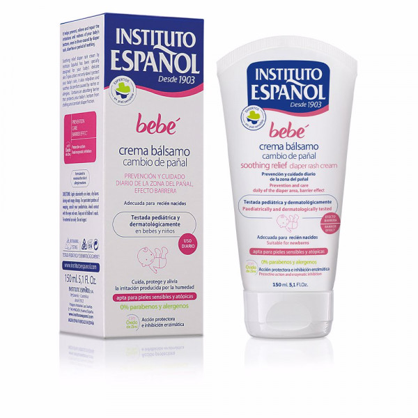 Bebé crema bálsamo cambio de pañal Instituto Español