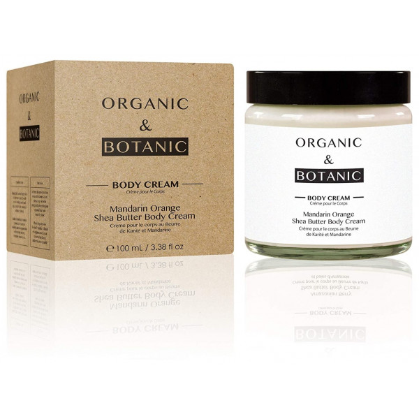 Crème pour le corps au beurre de karité et mandarine Organic & Botanic
