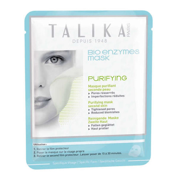 Bio enzymes Masque purifiant seconde peau Talika