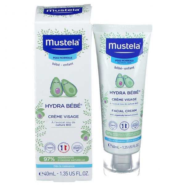 Hydra Bébé Crème Visage Mustela Moisturising and nourishing care 40ml