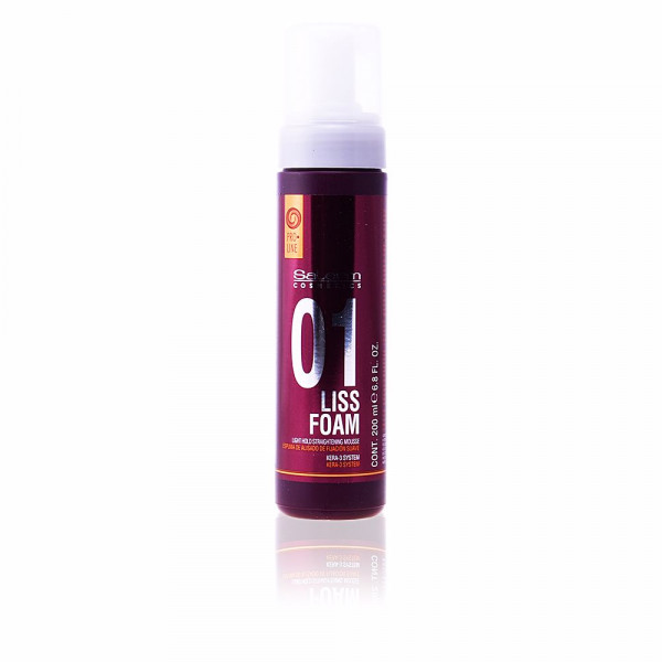 Liss Foam 01 Light Hold Straightening Mousse Salerm