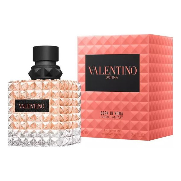 Donna Born In Roma Coral Fantasy Valentino