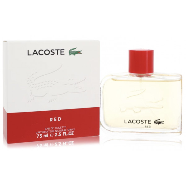 Photos - Men's Fragrance Lacoste   Red 75ml Eau De Toilette Spray 