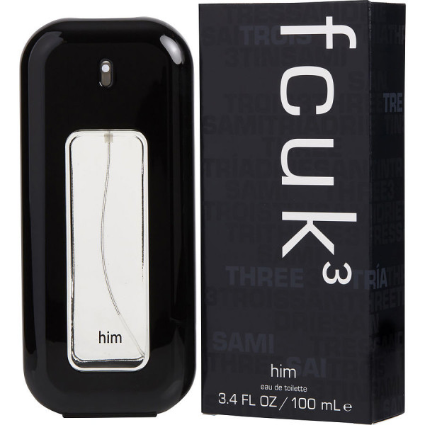 Fcuk 3 - French Connection Eau De Toilette Spray 100 ML
