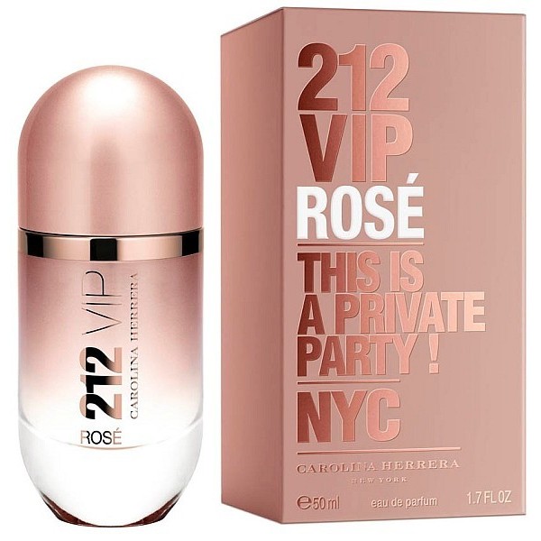 Carolina Herrera - 212 VIP Rosé : Eau De Parfum Spray 1.7 Oz / 50 Ml