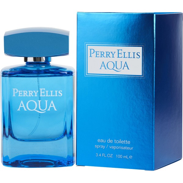 Perry Ellis - Aqua : Eau De Toilette Spray 3.4 Oz / 100 Ml