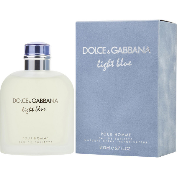 Dolce & Gabbana - Light Blue Pour Homme : Eau De Toilette Spray 6.8 Oz / 200 Ml