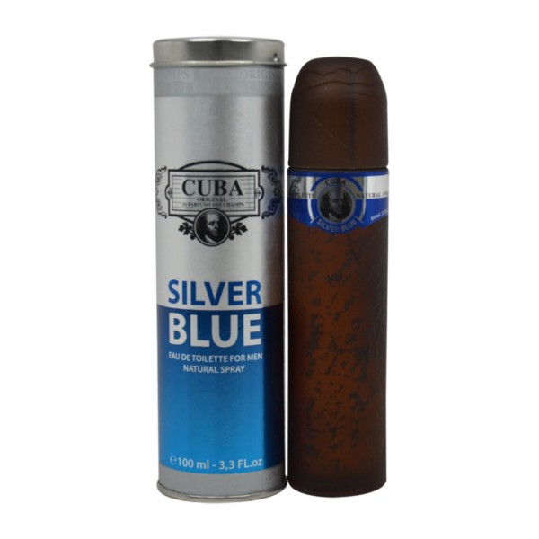 Fragluxe - Cuba Silver Blue 100ML Eau De Toilette Spray