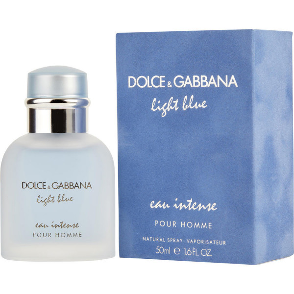 Dolce & Gabbana - Light Blue Eau Intense Pour Homme : Eau De Parfum Spray 1.7 Oz / 50 Ml