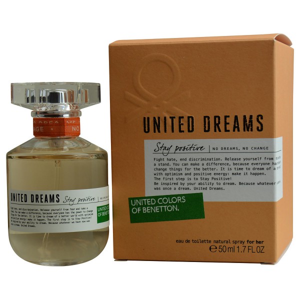 United Dreams Stay Positive - Benetton Eau De Toilette Spray 50 Ml