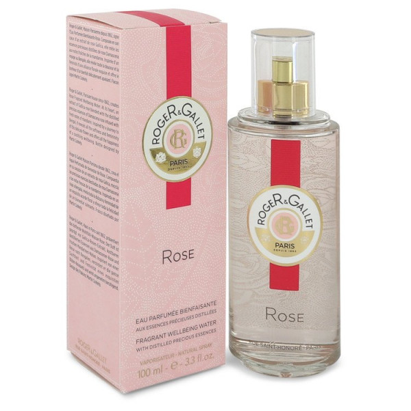 Rose - Roger & Gallet Eau Parfumée 100 Ml