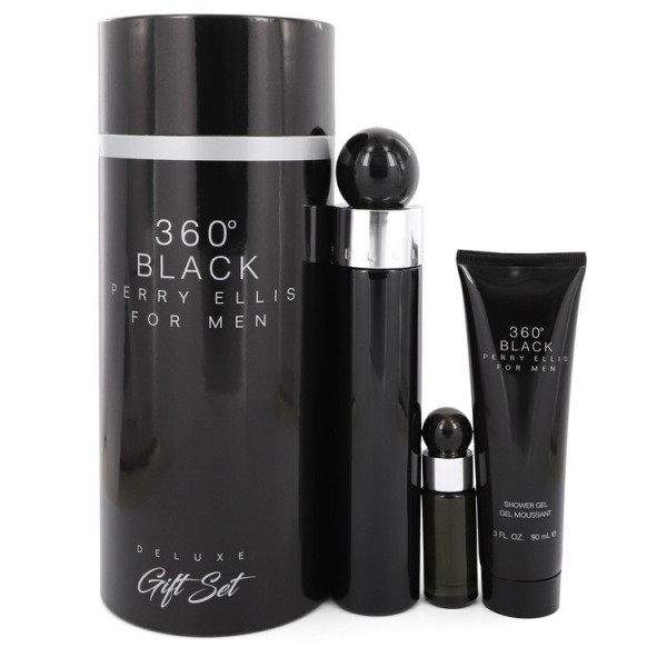 Perry Ellis 360 Black - Perry Ellis Geschenkbox 100 Ml