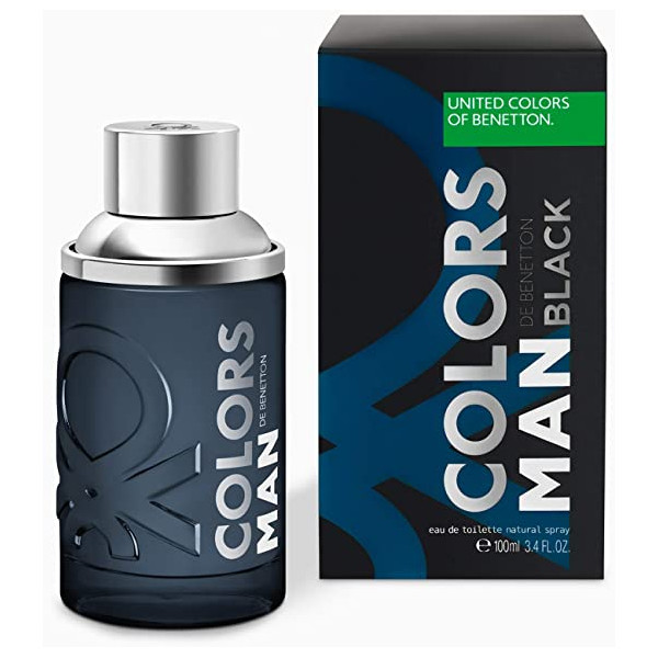 Colors De Benetton Man Black - Benetton Eau De Toilette Spray 100 Ml