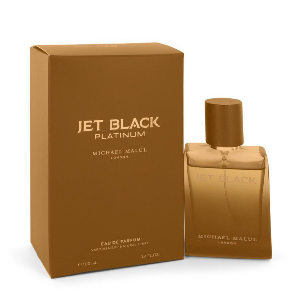Michael Malul - Jet Black Platinum : Eau De Parfum Spray 3.4 Oz / 100 Ml