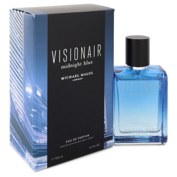 Michael Malul - Visionair Midnight Blue : Eau De Parfum Spray 3.4 Oz / 100 Ml
