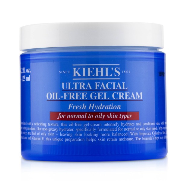 Ultra Facial Oil-Free Gel Cream - Kiehl's Pleje Mod ældning Og Rynker 125 Ml