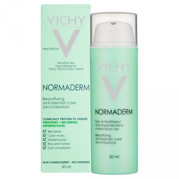 Normaderm Soin Embellisseur Anti-imperfections Hydratation 24H - Vichy Pflege Gegen Hautunreinheiten 50 Ml