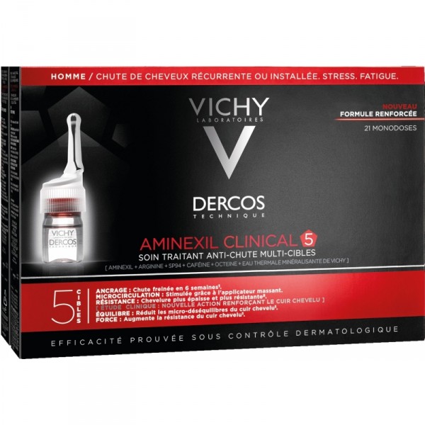Dercos Technique Aminexil Clinical 5 - Vichy Hårvård 21 Pcs