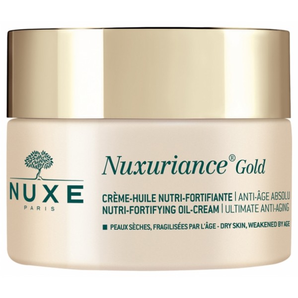 Nuxuriance Gold Crème Huile Nutri-Fortifiante - Nuxe Pleje Mod ældning Og Rynker 50 Ml