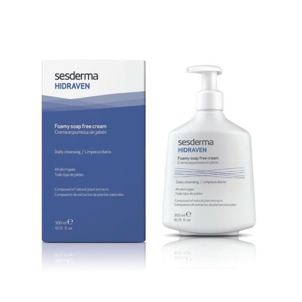 Hidraven Foamy Soap Free Cream - Sesderma Tvål 300 Ml