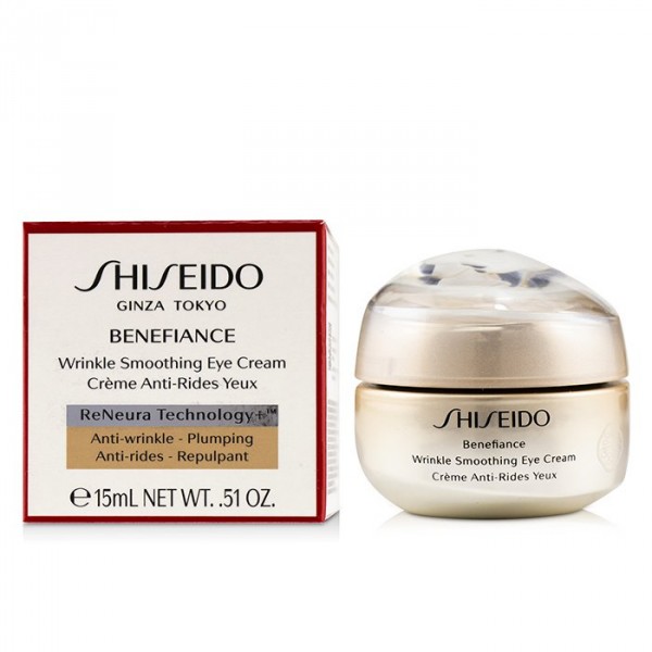 Benefiance Crème Anti-Rides Yeux - Shiseido Zabieg Ujędrniający I Liftingujący 15 Ml