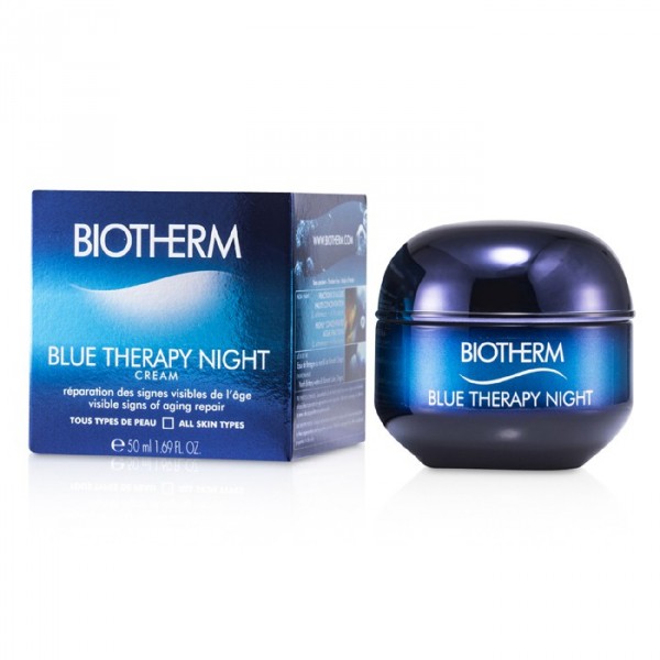 Blue Therapy Night - Biotherm Pleje Mod ældning Og Rynker 50 Ml
