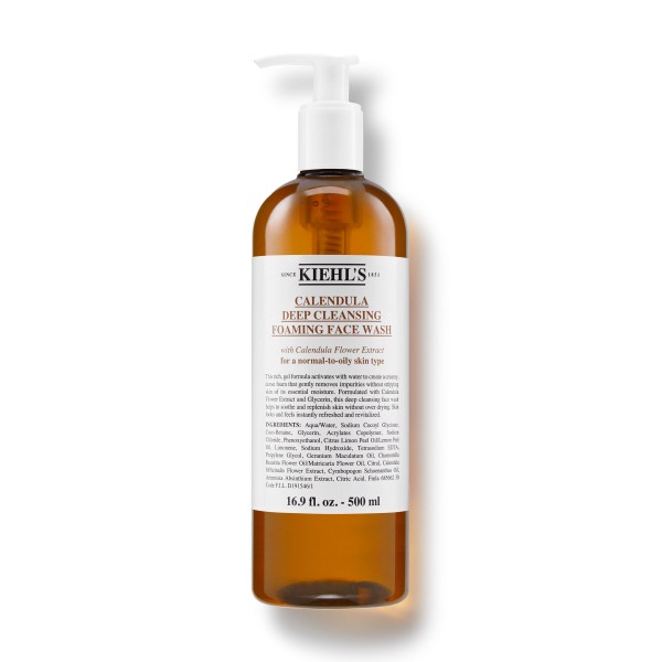 Kiehl's - Calendula Deep Cleansing Foaming Face Wash : Cleanser - Make-up Remover 500 Ml