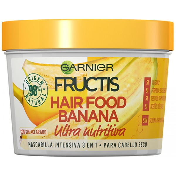Hair Food Banana Utlra Nutritiva - Garnier Hårmaske 390 Ml