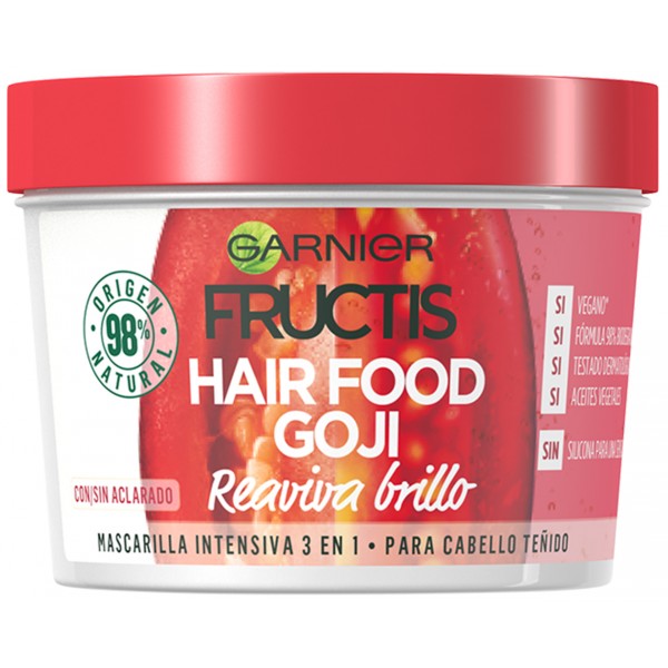 Hair Food Goji Reaviva Brillo - Garnier Haarmasker 390 Ml